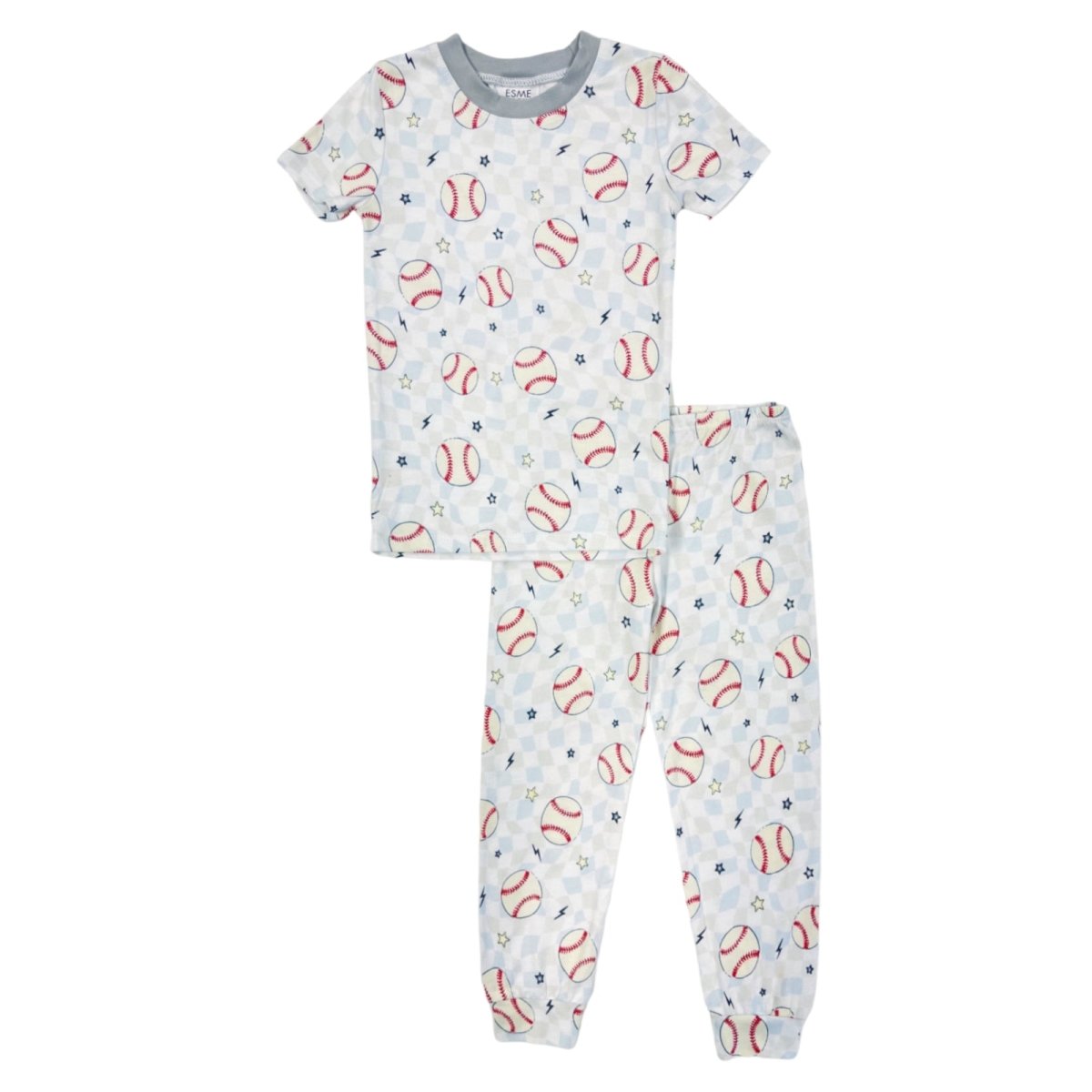 BASEBALL ALL STAR SHORT SLEEVE PJS - ESME