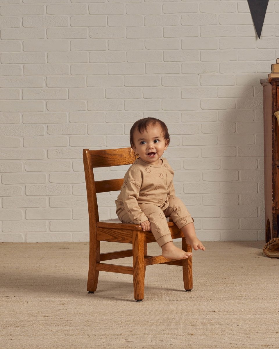 BASEBALL LONG SLEEVE TSHIRT AND LEGGINGS SET - RYLEE + CRU