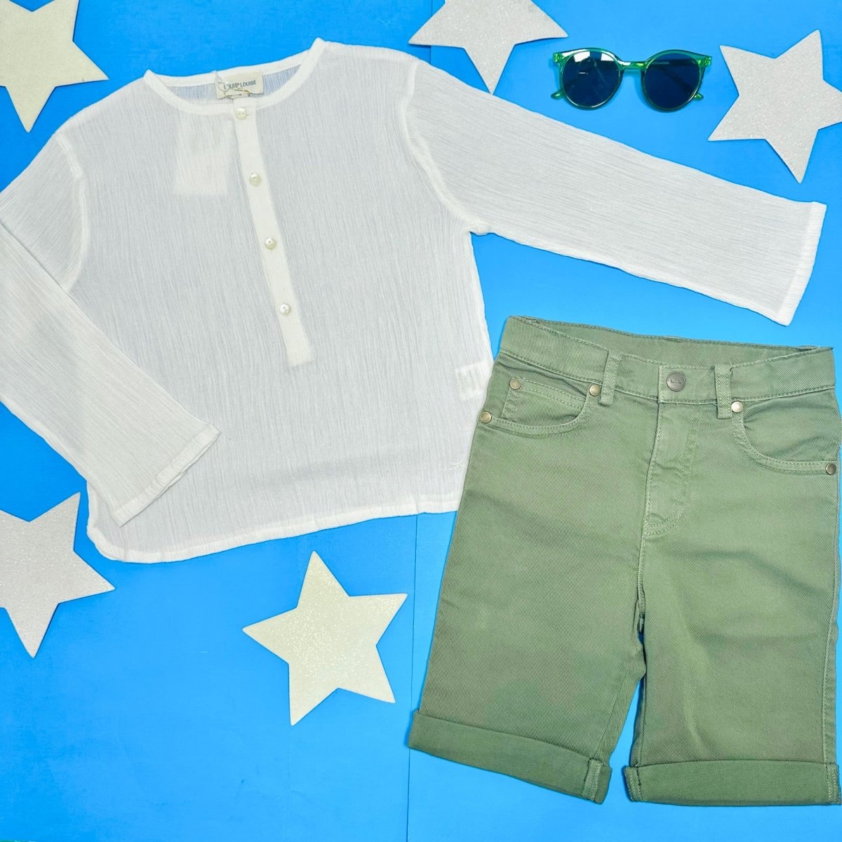 BERMUDA DEAN KHAKI SHORTS - SHORTS