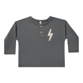BOLT HENLEY LONG SLEEVE TSHIRT - RYLEE + CRU