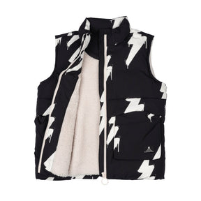BOLT PADDED PUFFER VEST W/ SHERPA LINING (PREORDER) - ROCK YOUR BABY
