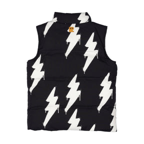 BOLT PADDED PUFFER VEST W/ SHERPA LINING (PREORDER) - ROCK YOUR BABY