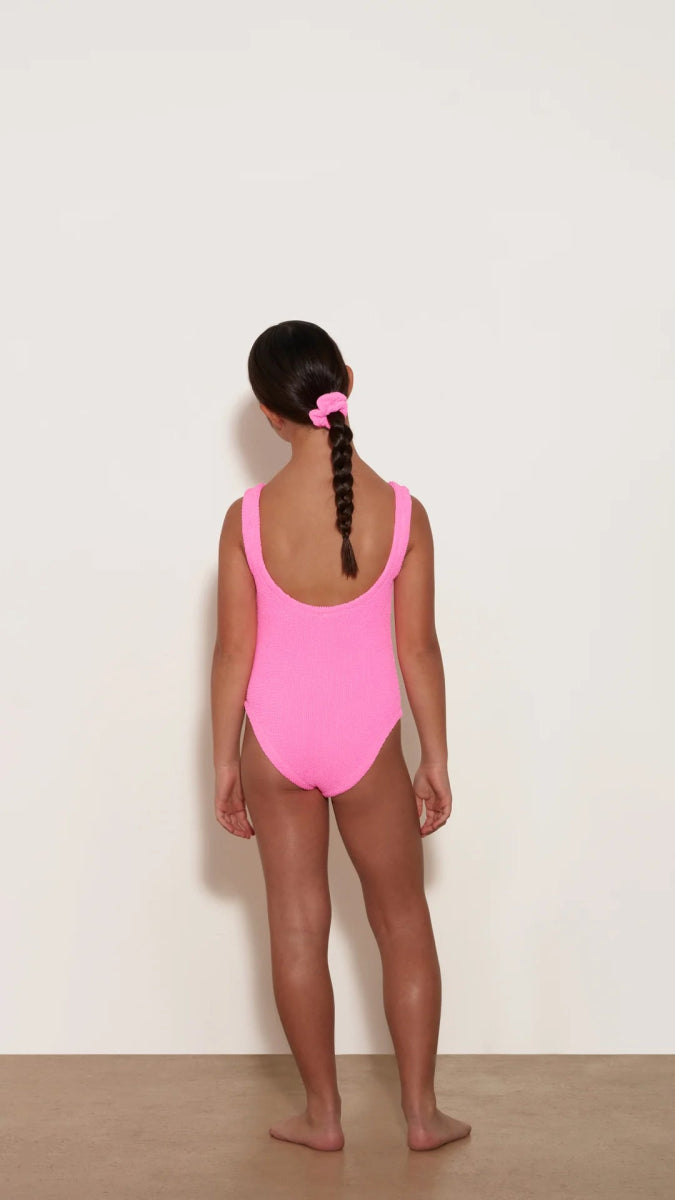 BUBBLEGUM CLASSIC CRINKLED ONE PIECE SWIMSUIT (PREORDER) - HUNZA G KIDS