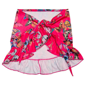 BUTTERFLY FLY AWAY WRAP SKIRT COVER UP - COVER UPS