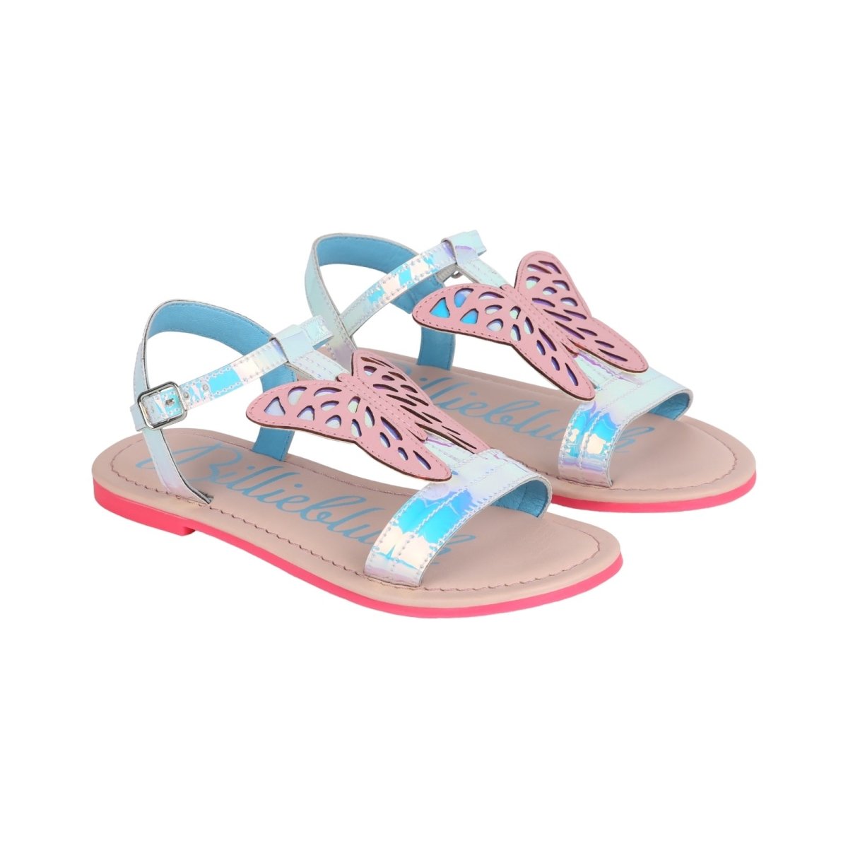 BUTTERFLY IRIDESCENT SANDALS (PREORDER) - BILLIEBLUSH