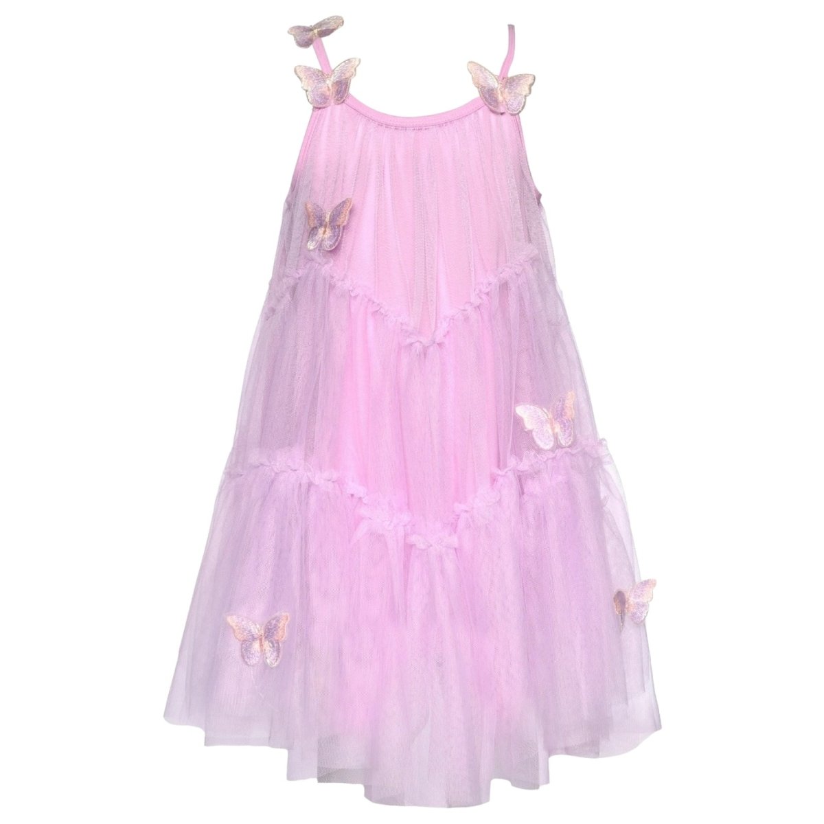 BUTTERFLY TRIM TUTU DRESS (PREORDER) - SARA SARA