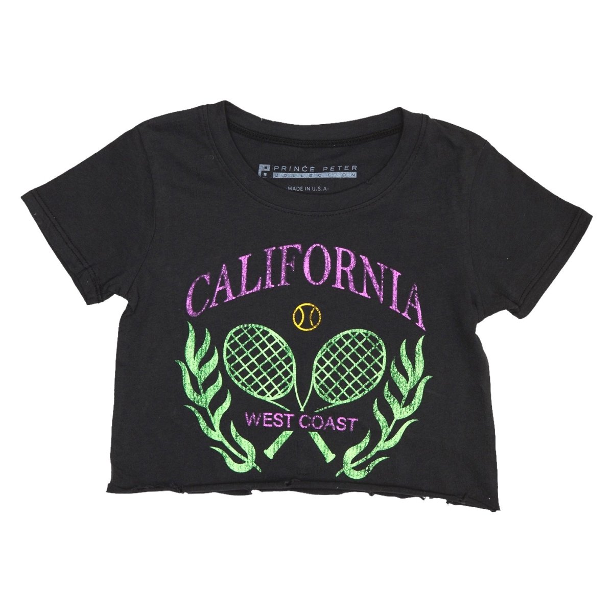 CALIFORNIA WEST COAST TENNIS CROP TSHIRT - PRINCE PETER