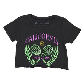 CALIFORNIA WEST COAST TENNIS CROP TSHIRT - PRINCE PETER