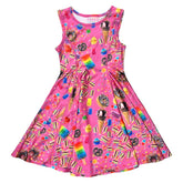 CANDY SPILL TWIRL DRESS - TEREZ