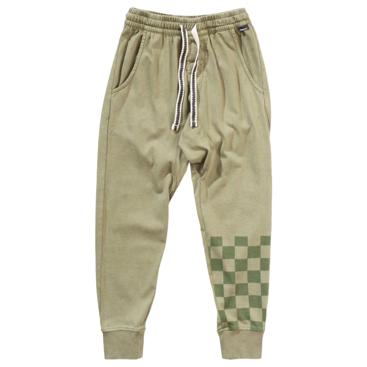 CHECK FLAG SWEATPANTS (PREORDER) - MUNSTER KIDS