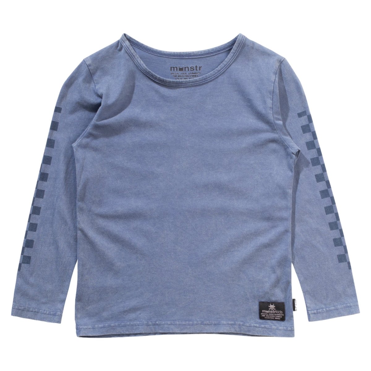 CHECK LONG SLEEVE TSHIRT (PREORDER) - MUNSTER KIDS