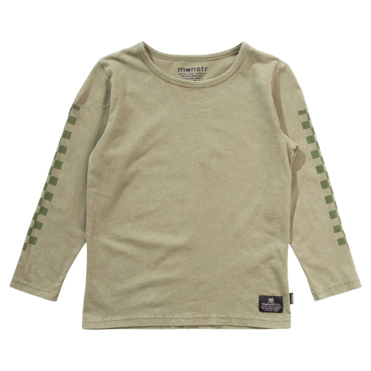 CHECK LONG SLEEVE TSHIRT (PREORDER) - MUNSTER KIDS