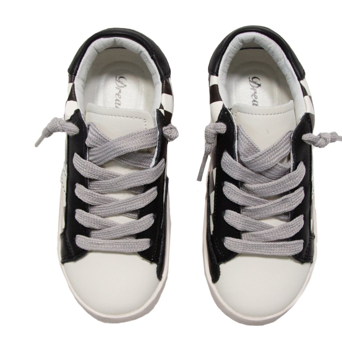 CHECKERED LIGHTNING BOLT SNEAKERS (UNISEX) - SNEAKERS