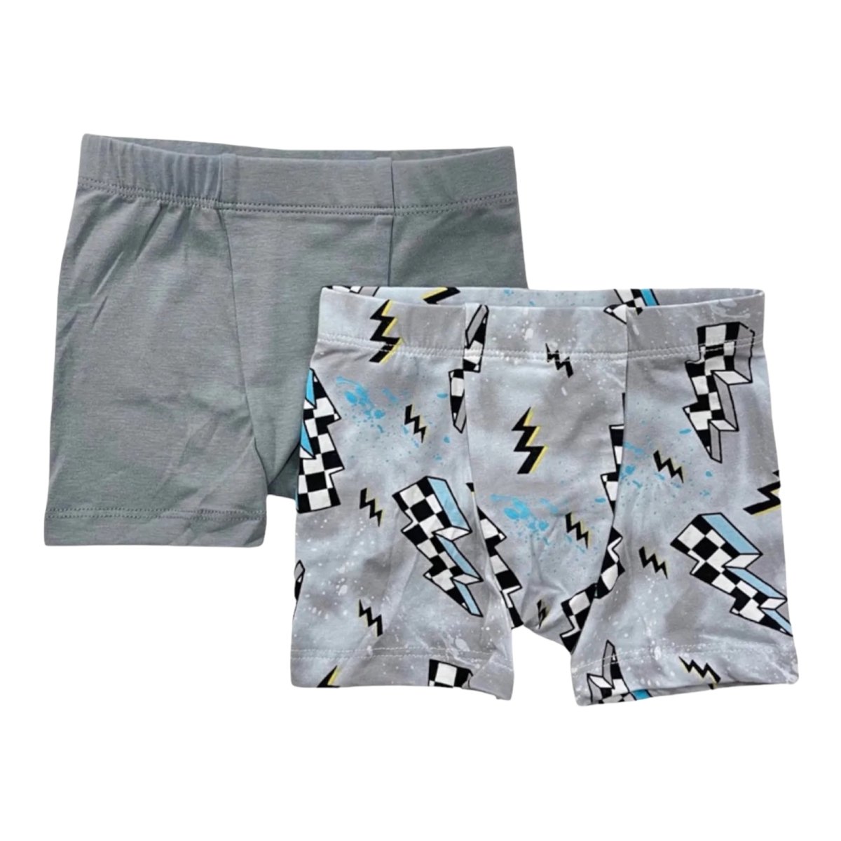 CHECKERED THUNDERBOLT 2 PACK BOXERS - BOXERS