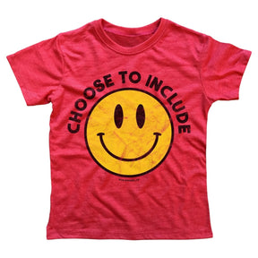 CHOOSE TO INCLUDE SMILE TSHIRT - SHORT SLEEVE TOPS