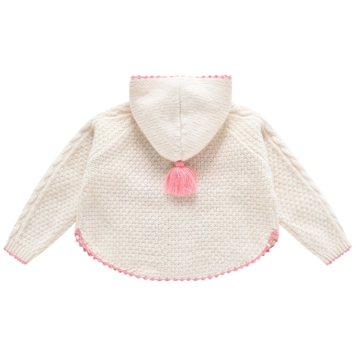 CLARA KNITTED HOODED JACKET (PREORDER) - LOUISE MISHA KIDS