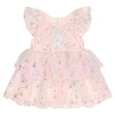 CLOUD BEAR TIERED PARTY DRESS (PREORDER) - HUXBABY