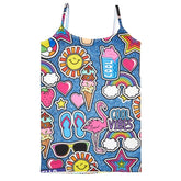 COOL VIBES TANK TOP - MALIBU SUGAR
