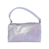 CRYSTAL MESH BAG - PURSES