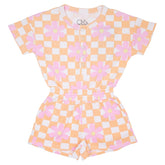 DAISY CHECKERED ROMPER - CHASER KIDS
