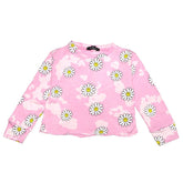 DAISY TIE DYE CROP SWEATSHIRT - SWEATERS