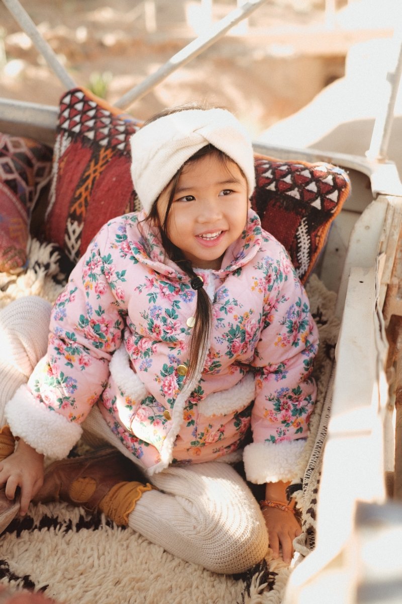 DALILA SEYLAN FLOWERS CORDUROY JACKET (PREORDER) - LOUISE MISHA KIDS