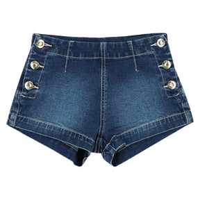 DAVINA DENIM SHORTS - SHORTS