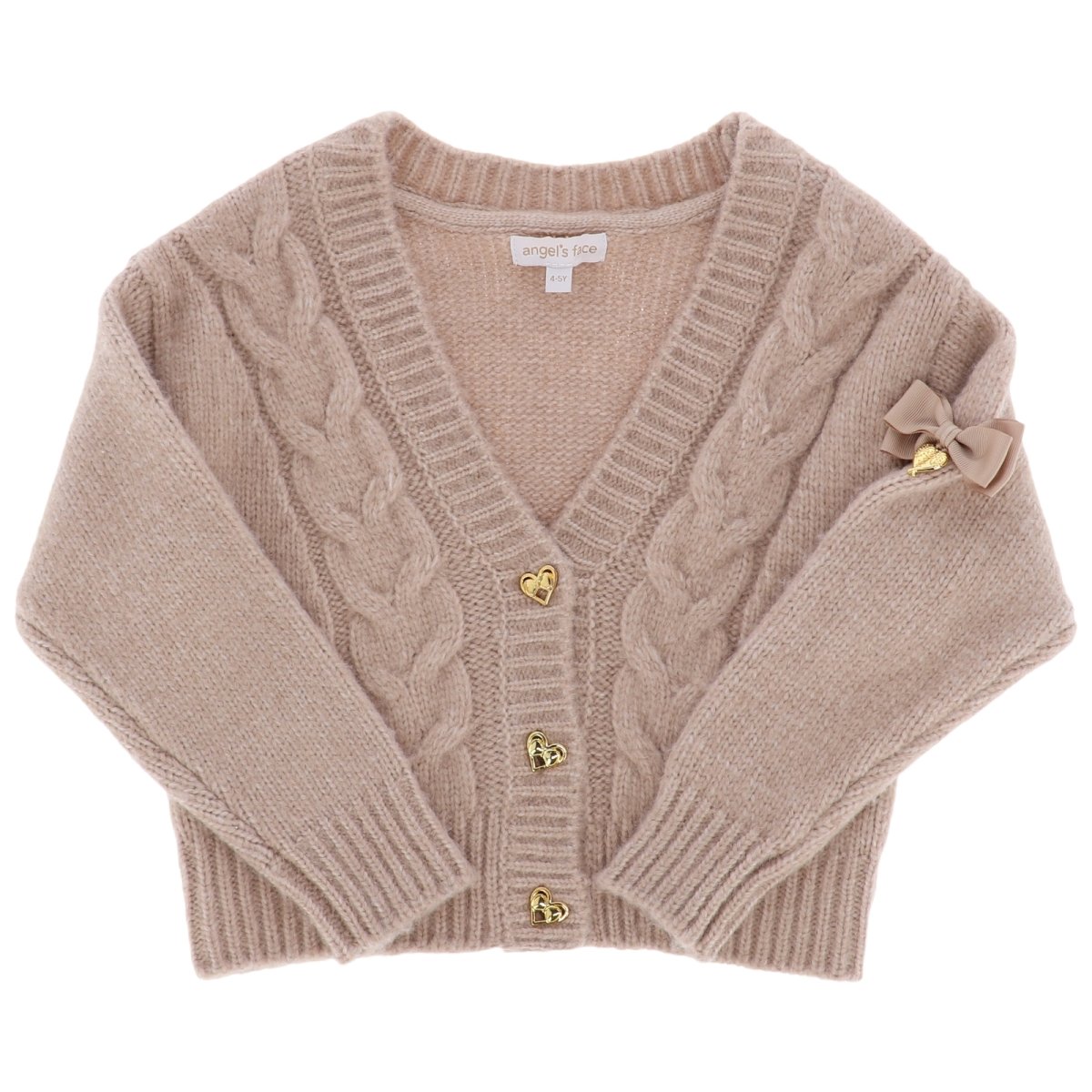 DELPHINE CABLE KNIT CARDIGAN - CARDIGANS