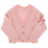 DELPHINE CABLE KNIT CARDIGAN - CARDIGANS