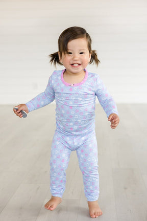 DENIM HEARTS LONG SLEEVE PJS - ESME