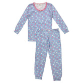 DENIM HEARTS LONG SLEEVE PJS - ESME