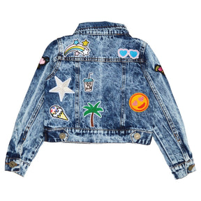 DENIM PATCHES JACKET - LOLA AND THE BOYS
