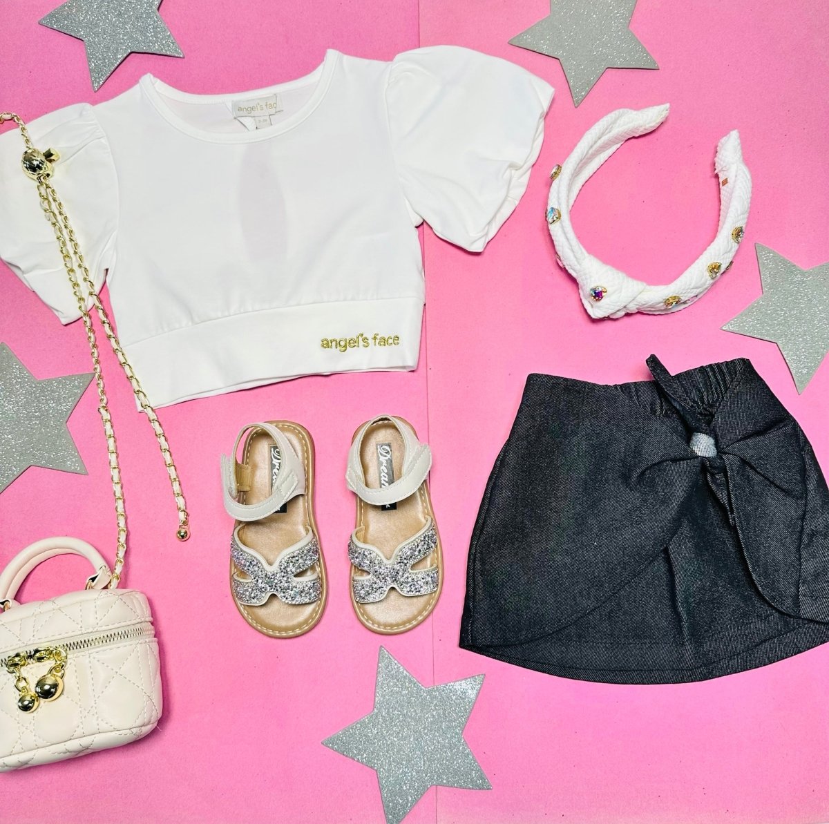 DENIM WRAP SHORTS - ANDORINE