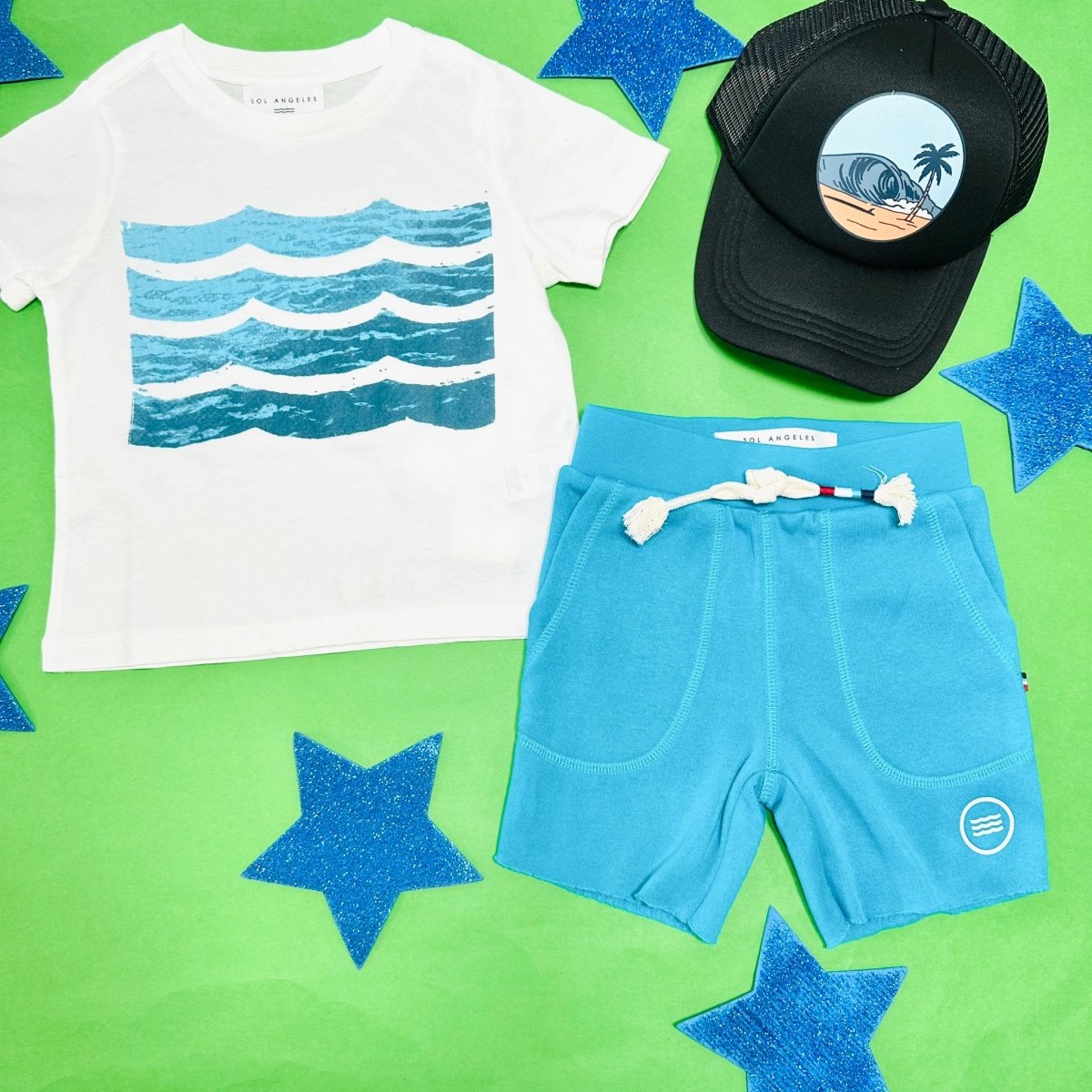 ESSENTIAL WAVES SHORTS - SOL ANGELES KIDS