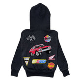 FAST CARS ZIP UP HOODIE - CALIFORNIAN VINTAGE