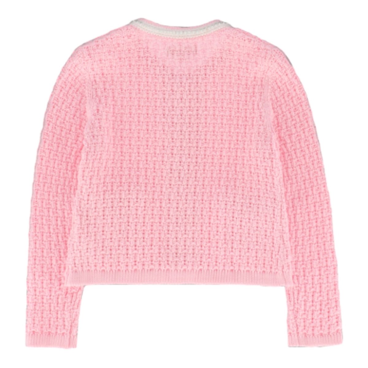 FAYETTE PEARL TRIM KNITTED CARDIGAN - CARDIGANS