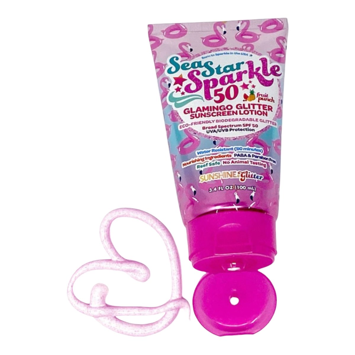 FLAMINGO SPARKLE SUNSCREEN - POOL ACCESSORIES