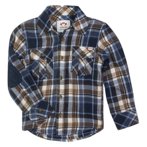 FLANNEL BUTTON DOWN LONG SLEEVE TOP (PREORDER) - APPAMAN