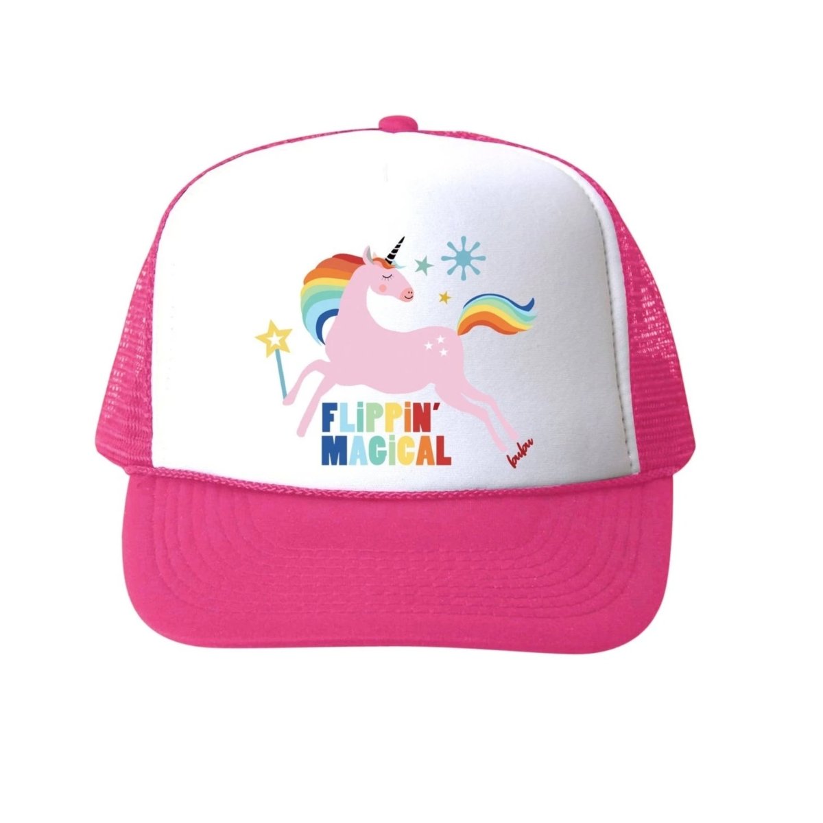 FLIPPIN MAGICAL UNICORN TRUCKER HAT - HATS