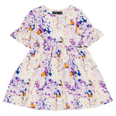 FLORAL RUFFLE DRESS - DRESSES