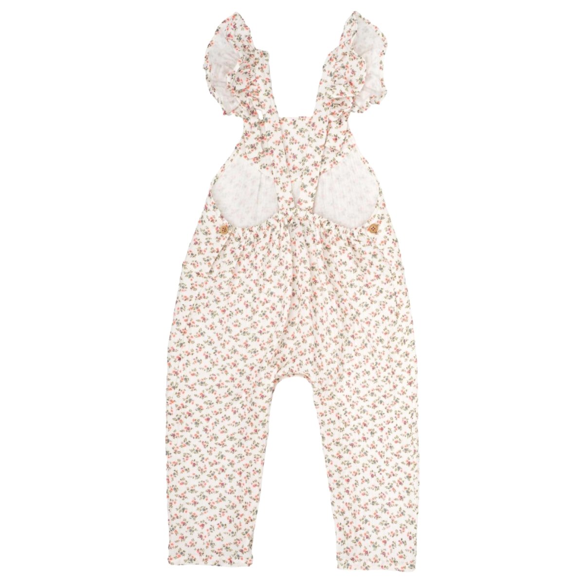 FLOWER PRINT ROMPER - ROMPERS