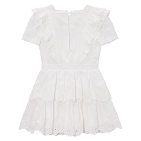 FREYA LACE RUFFLE DRESS (PREORDER) - MARLO