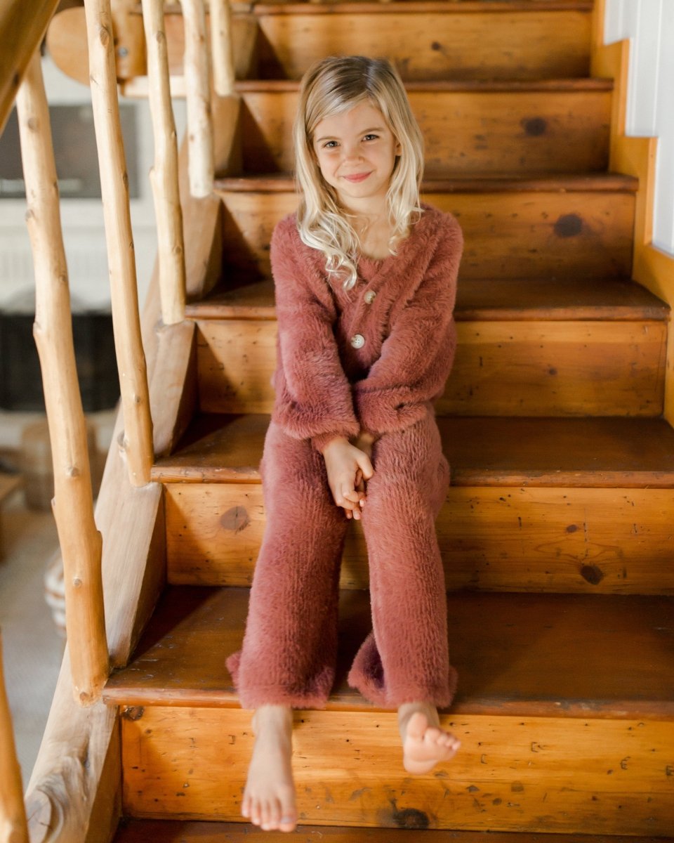 FUZZY TANK AND PANTS SET - RYLEE + CRU