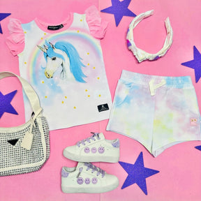 GALAXY TIE DYE SHORTS - SHORTS
