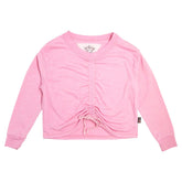 GATHERED LONG SLEEVE TOP - T2LOVE