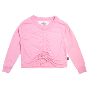 GATHERED LONG SLEEVE TOP - T2LOVE