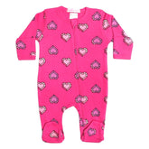 GEM HEARTS FOOTIE - BABY STEPS