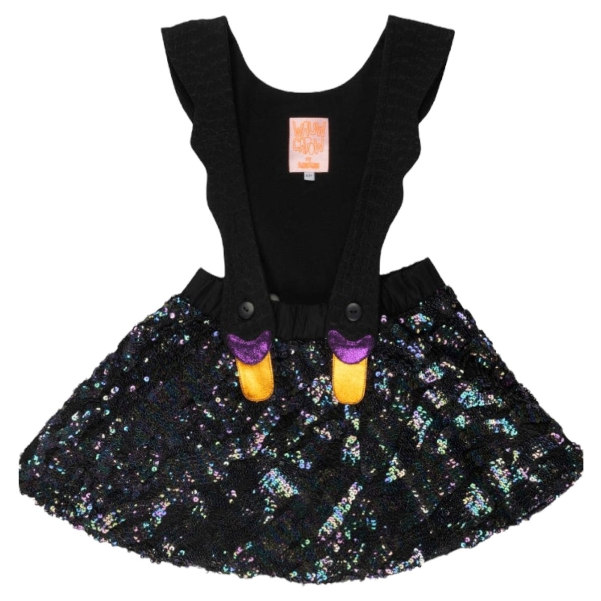 GLITTER BIRD DRESS - DRESSES