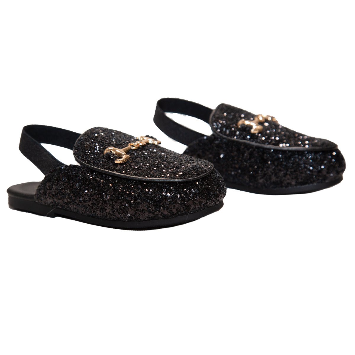 GLITTER SLINGBACK SHOES - FLATS