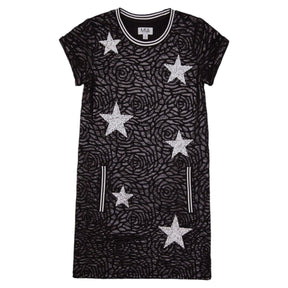 GLITTER STARS TEXTURED DRESS (PREORDER) - MIA NEW YORK